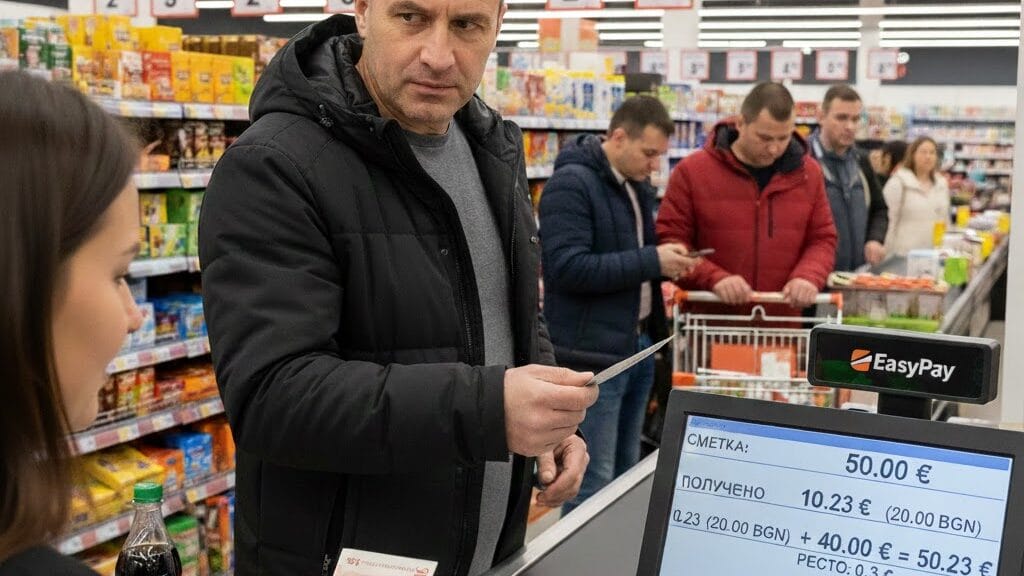 конфликт на касата в евро